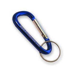 OverBoard Karabiner Schlsselanhnger Alu Blau