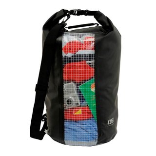 OverBoard wasserdichter Packsack 30 L Fenster Schw