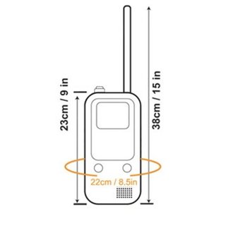 OverBoard wasserdichte VHF Funkgert Tasche Gr L
