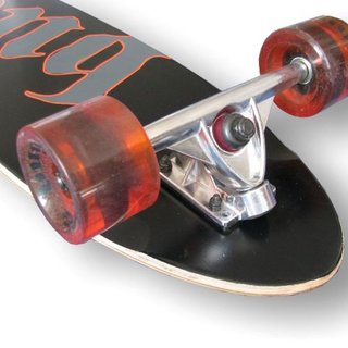 BUGZ Skateboard Longboard Pintail 102 flat
