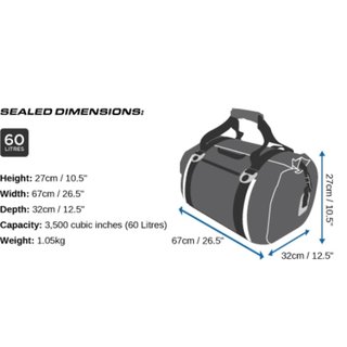 OverBoard wasserdichte Duffel Bag 60 Liter Gelb