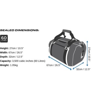 OverBoard wasserdichte Duffel Bag 60 Liter Schwarz