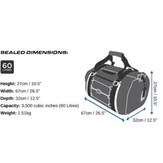 OverBoard wasserdichte Duffel Bag Pro-Vis 60 L Ge