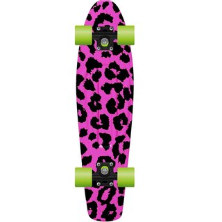 PROHIBITION Retro Plastic Skateboard 28 PinkPanter