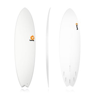 Surfboard TORQ Epoxy TET 6.10 Fish white
