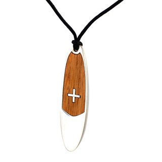 Silver+Surf Silber Schmuck SUP Gr XL Plus Holz