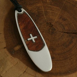 Silver+Surf Silber Schmuck SUP Gr XL Plus Holz
