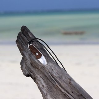 Silver+Surf Silber Schmuck SUP Gr XL Plus Holz