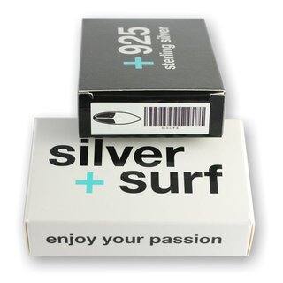 Silver+Surf Silber Schmuck Wakeboard Gr L Plus