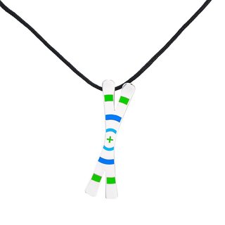 Silver+Surf Silber Schmuck Ski Gr L Cross Circle
