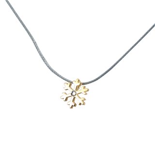 Silver+Surf Silber Schmuck Schnee Krist Gr S gold