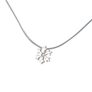 Silver+Surf Silber Schmuck Schnee Kristall Gr S