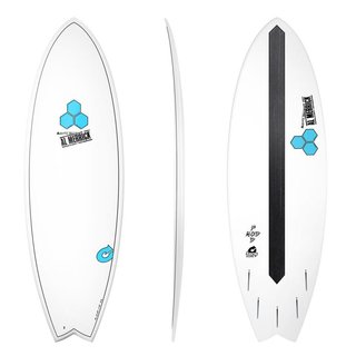 Surfboard CHANNEL ISLANDS X-lite Pod Mod 6.2 weiss