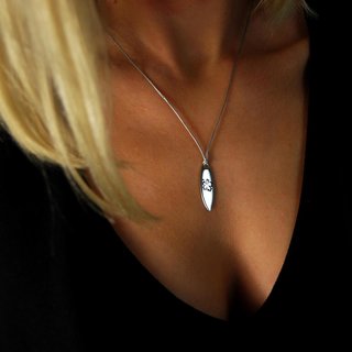 Silver+Surf Silber Schmuck Surfboard Gr M Hawaii