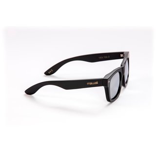 mawaii Sonnenbrille Bambus Iraira Ao Schwarz Silbe