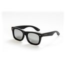 mawaii Sonnenbrille Bambus Iraira Ao Schwarz Silbe