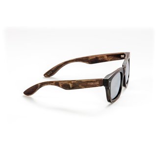 mawaii Sonnenbrille Bambus Timu Braun Silber