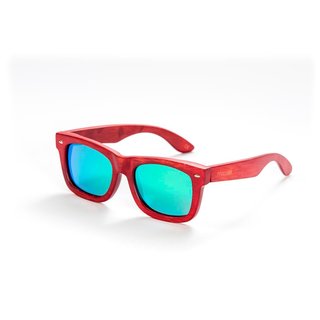 mawaii Sonnenbrille Bambus Puia Moana Rot Grn