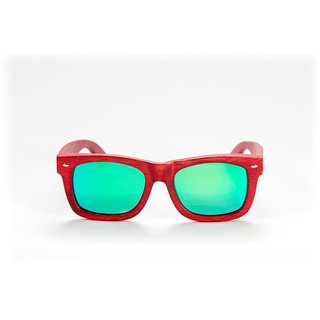 mawaii Sonnenbrille Bambus Puia Moana Rot Grn