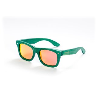 mawaii Sonnenbrille Bambus Kapua Koa Grn Rot-Oran