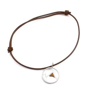 Silver+Surf Silber Schmuck Berg wood Gr S