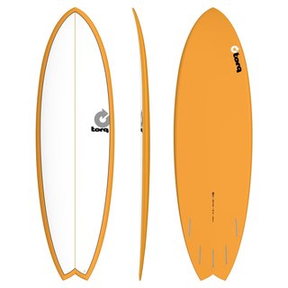 Surfboard TORQ Epoxy TET 5.11 Fish White Orange