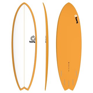 Surfboard TORQ Epoxy TET 5.11 Fish White Orange