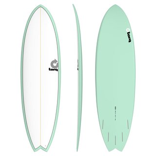 Surfboard TORQ Epoxy TET 6.3 Fish White Seagreen