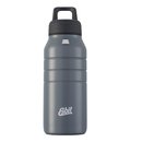 ESBIT Trinkflasche Edelstahl Majoris 480ml Grau