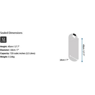 OverBoard wasserdichter Packsack LIGHT 12 Liter