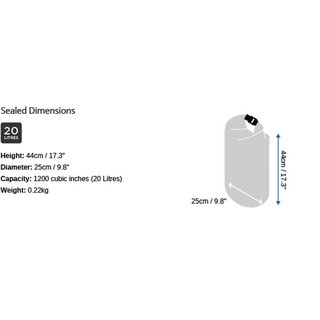 OverBoard wasserdichter Packsack LIGHT 20 Liter