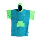 MADNESS Change Robe Poncho Unisize Teal-Lime