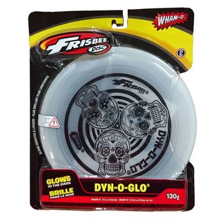 WHAM-O FRISBEE Wurfscheibe Dyn-o-glo 130g Schwarz