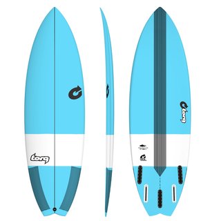 Surfboard TORQ Epoxy TEC Performance Fish 6.6 blue