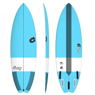 Surfboard TORQ Epoxy TEC Performance Fish 6.10 blu