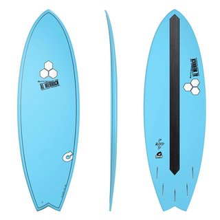 Surfboard CHANNEL ISLANDS X-lite Pod Mod 6.6 blau