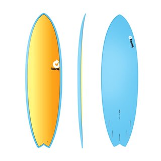 Surfboard TORQ Epoxy TET 6.6 Fish Full Fade