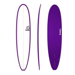 Surfboard TORQ Epoxy TET 8.6 Longboard White Purpl