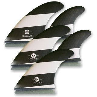 KOALITION Surfboard Finnen Quad-Thrust L Futures