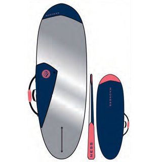 MADNESS Boardbag PE 6.0 Hybrid Blau Rot