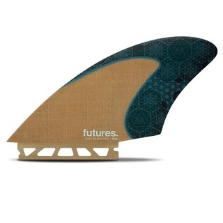 FUTURES Twin Fin Set Rasta Keel Honeycomb Jute