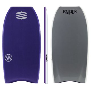 SNIPER Bodyboard Pulse PE 41 Lila Silber