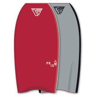 FLOOD Bodyboard Prism Stringer PE 44 Rot