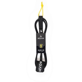 ROAM Surfboard Leash Big Wave SUP 9.0  8mm Schwarz